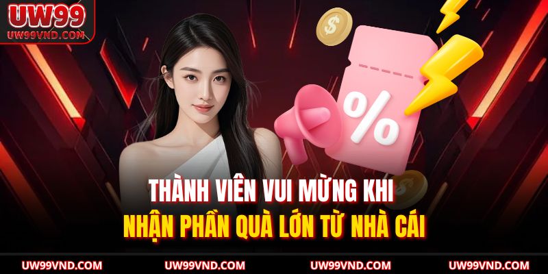 Khuyến Mãi UW99 – Ưu Đãi Lớn Dành Cho Thành Viên Mới Và Cũ 4 Thành viên vui mừng khi nhận phần quà lớn từ nhà cái